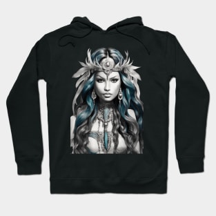 Beautiful Native Mermaid inside a Phone case. Hoodie